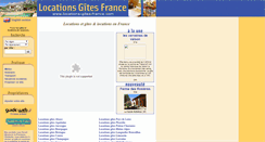 Desktop Screenshot of locations-gites-france.com