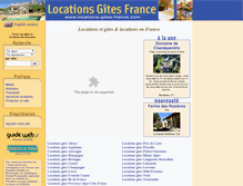 Tablet Screenshot of locations-gites-france.com